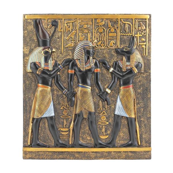Design Toscano Rameses I Between Horus and Anubis Wall Frieze QL136311